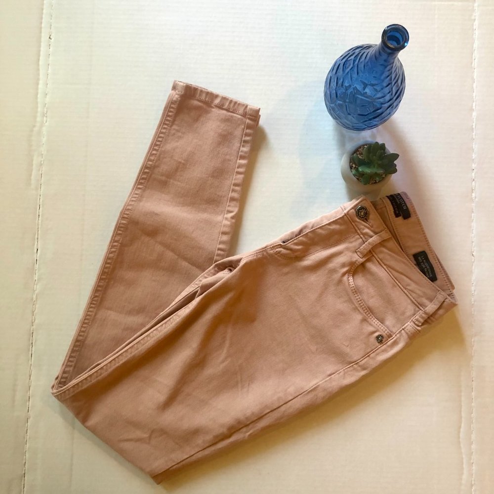Scotch & Soda Mid-Rise Skinny Jean Dusty Rose 25